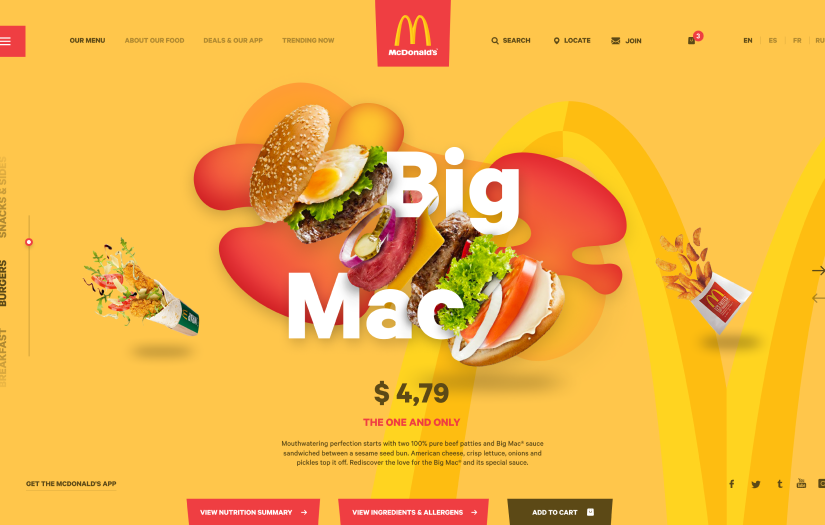 McDonald’s BigMac screenshot 1